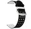 Двойной ремешок с перфорацией для часов Samsung Gear S3 Classic SM-R770/Frontier RM-760 Black White - миниатюра 2