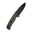 Нож складной Sencut Skarnax S24025-2 зеленый G10, черное лезвие - миниатюра 3