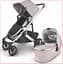 Універсальна коляска 2 в 1 UPPAbaby CRUZ 2, ALICE (пилово-рожевий | срібляста рама | руда шкіра) на замовлення 5-10 днів - мініатюра 2