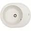 Каменная мойка Ventolux Monica White Quartz 620x500x220 мм - миниатюра 1
