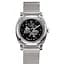 Наручний годинник чоловічий 021-3D Де би не був Silver-Black Mesh Awarder acs0031955 - мініатюра 1