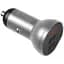 Автомобільний зарядний пристрій Baseus Digital Display Dual USB Car Charger Silver [CCBX-0S] [113777] - мініатюра 1