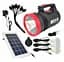 Фонарь кемпинговый (станция) Luxury YJ-1908 10W+22SMD + MP3 FM + P.B.+ solar + ЗУ220В + 3 режима - миниатюра 4