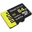 Карта памяти Team TEAM MicroSDXC 64 GB Pro+ UHS-I U3 Class 10 + SD-адаптер (TPPMSDX64GIA2V3003) - миниатюра 1