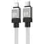 Кабель Baseus CoolPlay Series Fast Charging Cable Type-C to Lightning 20W 1m CAKW000002 White - миниатюра 2