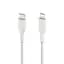 Кабель Belkin USB-С - Lightning, BRAIDED[2m, white] - мініатюра 4