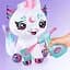 Набор Canal Toys DIY Airbrush Plush Единорог Космик с сияющим рогом (AIR028) - миниатюра 8