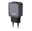 Мережевий зарядний пристрій XO L154 EU PD20W/QC18W(1A1C) fast charger Чорний - мініатюра 1