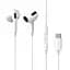 Навушники Baseus дротові з конектором USB-C Encok CZ19 (Type-C) A00182201213-00 білі - мініатюра 2
