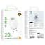 МЗП Borofone BA93A Lustrous PD20W+QC3.0 (1USB-A/1C) + кабель Type-C to Lightning White - мініатюра 5