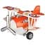 Літак металевий інерційний Same Toy Aircraft помаранчевий зі світлом і музикою SY8012Ut-1 - мініатюра 1