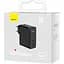 Мережевий зарядний пристрій Baseus GaN5 Pro Fast Charger C+U 100W + Cable USB-C Black [CCGP090201] [96285] - мініатюра 7