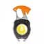 Мини фонарик брелок Multifunctional W5147 COB белый желтый красный свет светильник с карабином открывашкой - миниатюра 2