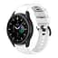 Ремінець для Samsung Galaxy Watch 6 40mm 6 44mm - білий ширина кріплення 20мм силікон Watchbands RiccoOne (W28-9WB51401488) - мініатюра 2