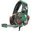 Дротова ігрова гарнітура Hoco Gaming headphones Hi-Res ESD08, USB, 2x3.5mm, 2m, Camouflage-Green - мініатюра 1