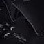 Наволочка MirSon Сатин Elit 0055 Black Pearl Freedom 50х70 см черная (2200010538700) - миниатюра 2