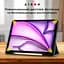 Чехол AIRON Premium SOFT для iPad Air 13 2024 с защитной пленкой и салфеткой Black - мініатюра 6