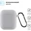 Чехол для наушников ArmorStandart Hang Silicone Case для AirPods 2 Light Grey [ARM59685] [105605] - миниатюра 2