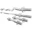 Набор Hop-Sport Strong 138кг со скамейкой HS-1095 - миниатюра 5