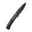 Нож складной Civivi Caetus C21025C-2 черный - Micarta - черное лезвие - миниатюра 3
