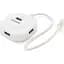 Концентратор Veggieg USB-C 4xUSB 2.0 0.2m white (YT-TC-V-C242) - мініатюра 1