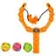 Дитяча Рогатка Bambi XG88-23(Orange) 3 м'які кульки, в сітці - мініатюра 1