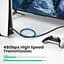 Кабель HDMI сверхскоростной 8K/60Гц UGREEN 48 Гбит/с плетеный HDR Dolby Vision HDR10 2.1 0.5м (40493) - миниатюра 4