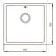 Кухонна мийка Mixxus MX4843-220x1.0-PVD-Gold MX0559, Золотий - мініатюра 2