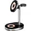 Бездротовий зарядний пристрій WiWU Wi-W003 3 в 1 Wireless Charger with MagSafe Black [97684] - мініатюра 5