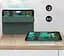 Чохол-книжка BeCover Tri Fold Soft TPU з кріпленням Apple Pencil для Apple iPad Pro 12.9 2020/2021/2022 Dark Green (711116) - мініатюра 4