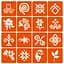 Набор трафаретов для био-тату Мавка Fresh Tattoo Mavka_simple-16 - миниатюра 1