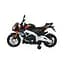 Електромотобайк із допоміжними колесами Ramiz Aprilia Tuono V4 12 В, червоний (PA.A010.CR) - мініатюра 4