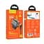Сетевое зарядное устройство Hoco N34 Dazzling dual-port PD20W + QC3.0 charger set (Type-C to Type-C) (EU) Transparent Черный - миниатюра 2