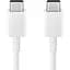 Кабель Samsung USB-C > USB-C заряджання/синхронізації 1.8м, Type-C, 5A, 100Вт, білий teh0013714 - мініатюра 1