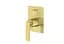 Душова система Kohlman Experience 30 brushed gold + BOX прихованого монтажу KPL-QW211EGDBR30, Золотий - мініатюра 3