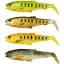 Силікон Savage Gear Craft Cannibal Paddletail Dark Water 85 мм 7.0g Mix (4 шт/уп) - мініатюра 1