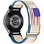 Браслет USA для Samsung Galaxy Watch 5 - синьо-жовтогарячий ширина кріплення 20мм нейлоновий Watchbands (W49-2WB49721717) - мініатюра 1