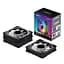 Вентилятор GameMax 120mm*3 KIT ARGB fan (функція ре версу) KF300R BK (KF300R BK) - мініатюра 6