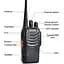 Комплект двух портативных тактических раций Baofeng BF-888S 2W с гарнитурой на 16 каналов UHF400-470 МГц (18837) - миниатюра 8