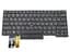 Клавіатура для Lenovo ThinkPad E480, E485, L480, L380, T490, E490, E495, L490, T495, yoga L390 (T480S. 01YP360, 01YP520) (UA Black з підсвічуванням). - мініатюра 3