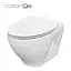 Подвесной унитаз Cersanit Moduo с сиденьем duraplast Slim K701-147 - миниатюра 1