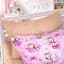 Комплект постільної білизни MirSon Ranforce Elite Tiny Giraffes pink 110x140 см (2200012573143) - мініатюра 3