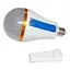Лампа светодиодная с аккумулятором E27 New Emergency lamp 3x18650, смарт лампочка - аварийная лампа - миниатюра 4
