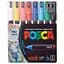 Набор маркеров Uni Posca 0.7 мм 8 шт. (PC-1MR 8C) - миниатюра 1