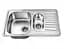Мийка кухонна Kraft 7850-15BE подвійна 780х500х180 мм Satin 110х0,8 мм Satin 30412 - мініатюра 1