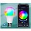 Умная светодиодная лампочка Wifi, TUYA, 9Вт, Bluetooth, RGB / Лампочка с управлением через телефон - миниатюра 1