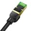 Кабель Baseus High Speed ​​CAT8 40 Gigabit Ethernet Cable (Braided Cable) 10m B0013320C111-07 Black - миниатюра 4