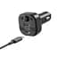 FM модулятор XO BCC18 USB-A OTG/USB-C Black (BCC18.black) - миниатюра 2
