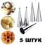 Набор формочек металлических для круассанов Ø35х150 мм (5 конусов), Kitchen Master 86662 - миниатюра 1