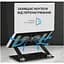 Охолоджувальна підставка для ноутбука до 15.6 дюйма OfficePro LS-122-B 2xfans Aluminum Aloy Black - мініатюра 9